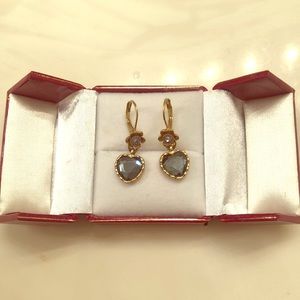 Betsey Johnson Jewelry - Betsey Johnson heart dangle Earrings Betsey Johnson Jewelry - Betsey Johnson heart dangle Earrings